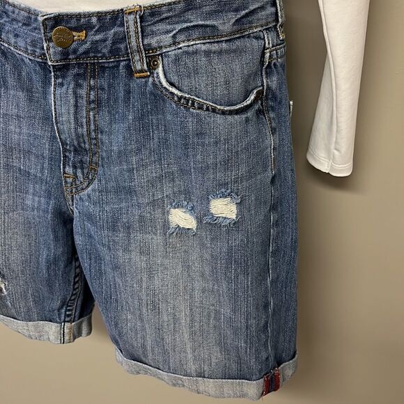 L.O.G.G Blue Denim Distressed Shorts- Size 27 - Picture 2 of 8